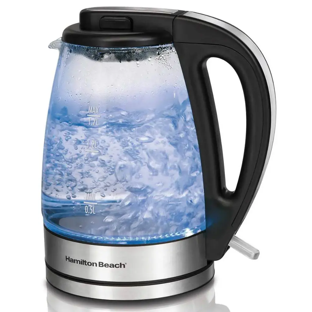 Hamilton Beach 1.7 Liter Glass Kettle 