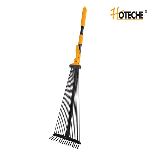 [362015] Hoteche Telescopic Fan Rake Extends From 31"-63" 15 Teeth 