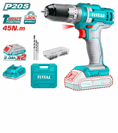 [UTIDLI201452] Total Lithium-ion Cordless Drill 20v 