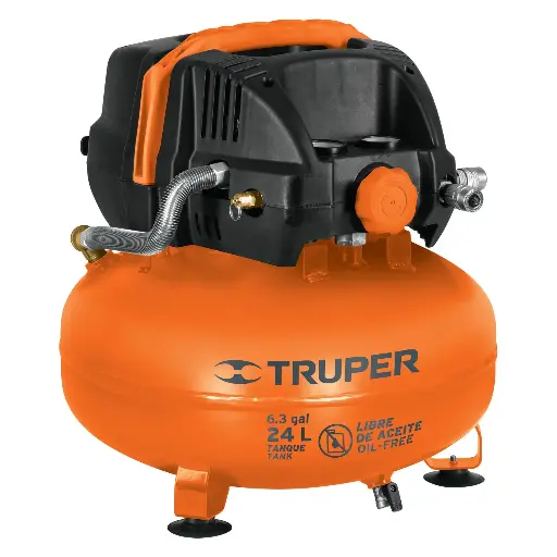 [13830] Truper 24L Oil Free Air Compressor 