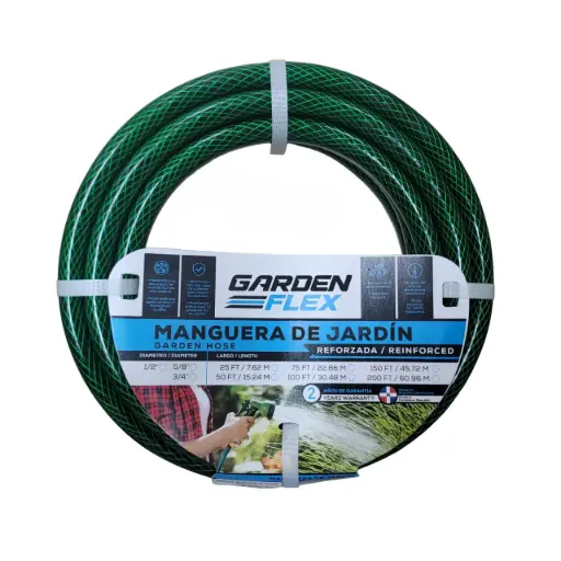 Rienforced Garden Flex Garden Hose 5/8" 130PSI | 100 FT